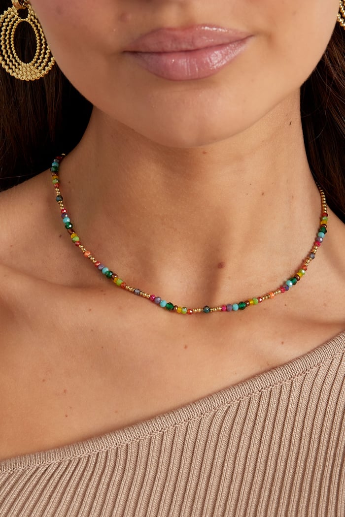 Necklace colorful beads - multi h5Picture3